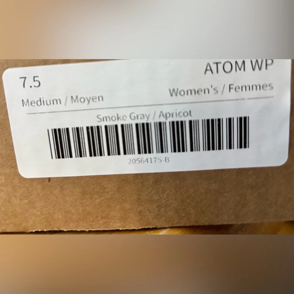 KURU Atom WP Shoes Womens 7.5 Medium Smoke Gray Mesh Waterproof Comfort TRIED ON - Picture 12 of 12